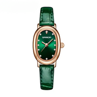 Rose Gold Green - Leather