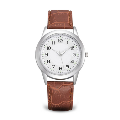Elegant Stainless Steel Minimalist Watch