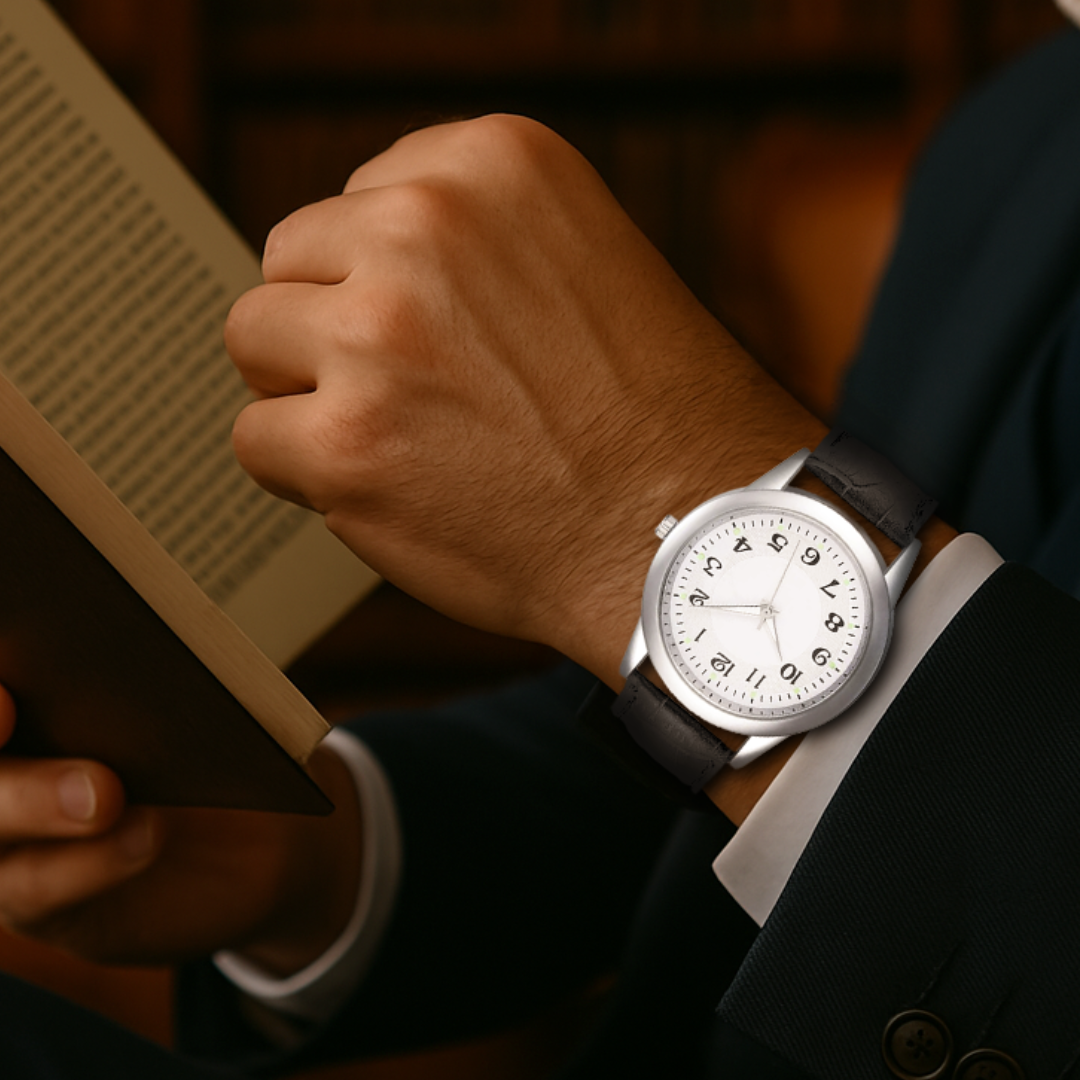 Elegant Stainless Steel Minimalist Watch