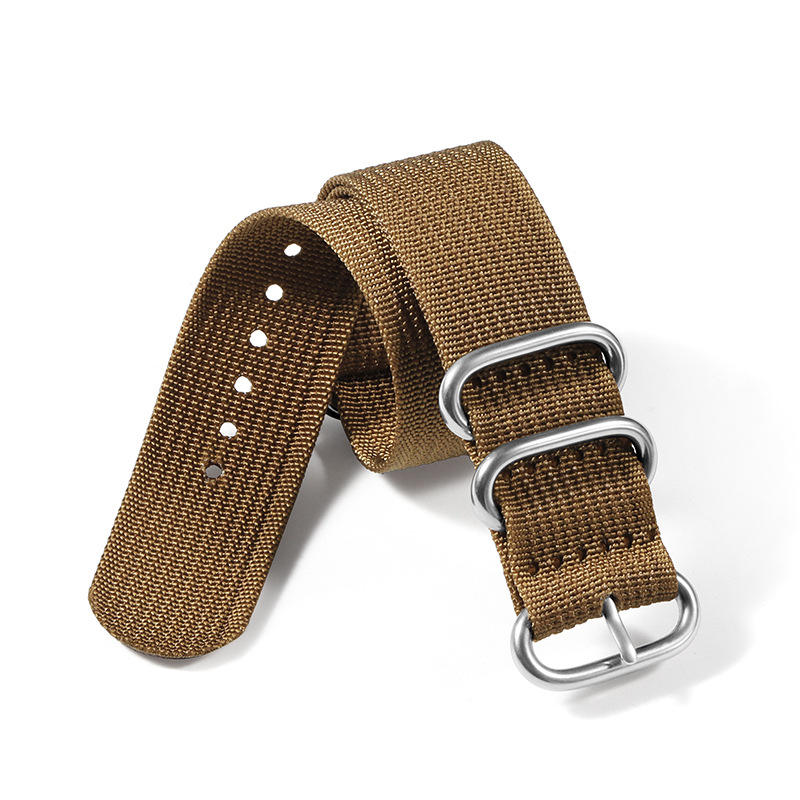 Ribbed Nylon Watch Band