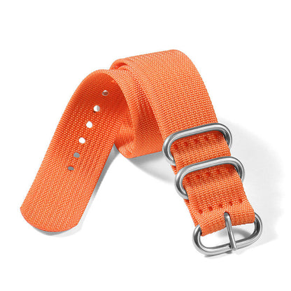 Ribbed Nylon Watch Band