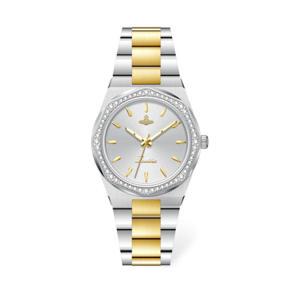Stainless Octagonal Diamond Dainty Watch