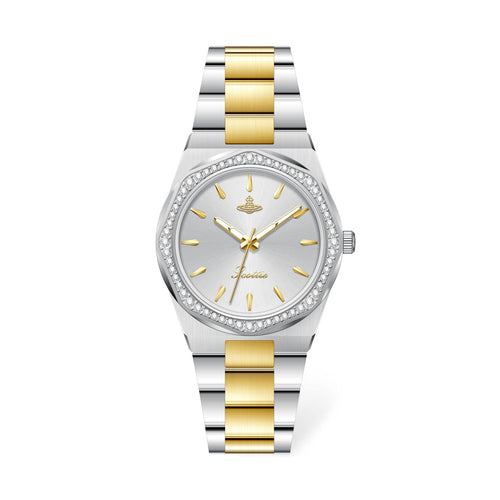 Stainless Octagonal Diamond Dainty Watch