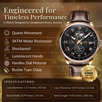 Trendy High-End Light Quartz Watch