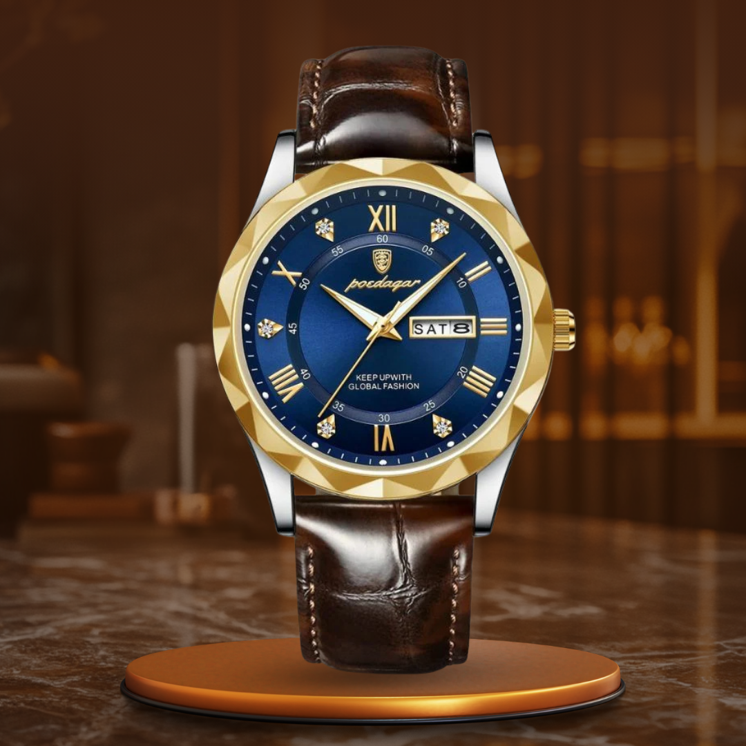 Luxury Leather Band Quartz Watch