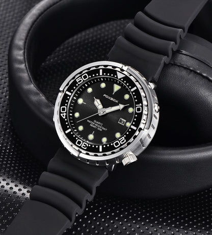 Fashion Silicone Strap Chronograph Sports Watch