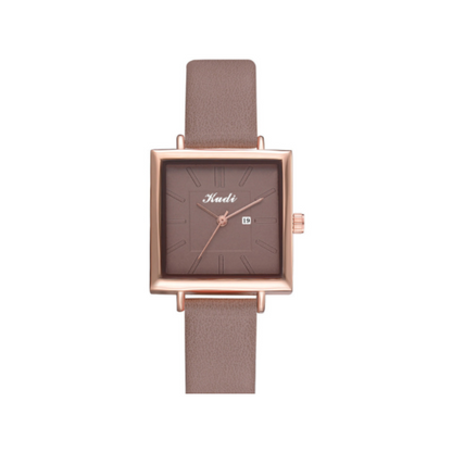 Elegant Square Minimalist Quartz Watch